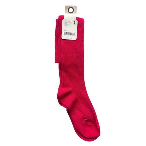 Free People Super Scrunch Solid Socks in Red | NWT - Picture 6 of 9
